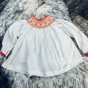 Claire & Charlie Smocked Shirt
